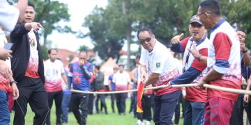 Wagub Sumsel Cik Ujang Ajak Warga Perkuat Kebersamaan dalam Jalan Santai HUT ke-80 Sumsel