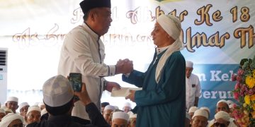 Haul Akbar KH Ali Umar Thoyib, Wagub Sumsel H Cik Ujang Ajak Masyarakat Teladani Perjuangan Ulama