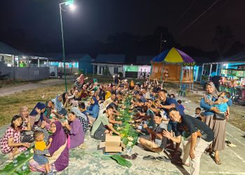 Warga Perum Rakha Gelar Liwetan Halal Bihalal, Sampaikan Keluhan Banjir ke Bupati Dan Wabup Lahat