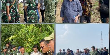 Bupati Lahat Kunjungi Langsung Yonif TP 894/PB, Pacu Lahan 50 Ha Jadi Lumbung Pangan
