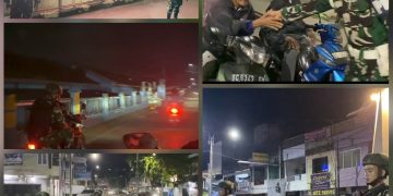 Patroli Malam Yonif 894/PB Sisir Titik Rawan di Lahat, Kehadiran Prajurit Bikin Warga Tambah Tenang
