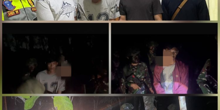 Tim Ambus YONIF TP 894 Tangkap Terduga Pengguna Narkoba di Lapangan Tembak Lahat