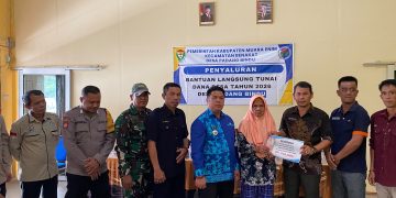 Pemdes Padang Bindu Salurkan BLT DD Tahap II, Sekaligus Kebut Pembangunan Jalan Dusun