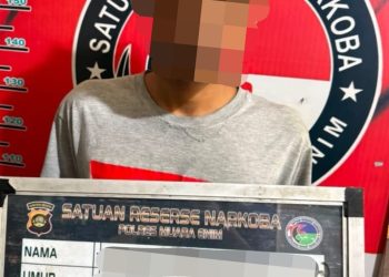 Ungkap Kasus Peredaran Narkoba, Polres Muara Enim Amankan Pelaku dengan 6 Paket Sabu
