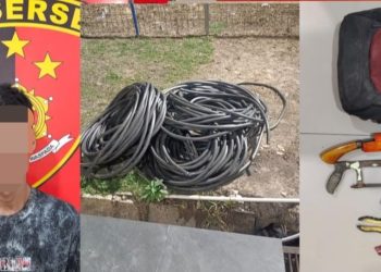 Curi Kabel Proyek Senilai Rp72,8 Juta, Pemuda 22 Tahun Dibekuk Polsek Lawang Kidul