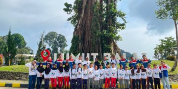 PGE Area Lumut Balai Rayakan Hari Anak Nasional dengan Edukasi Panas Bumi ke Siswa SD