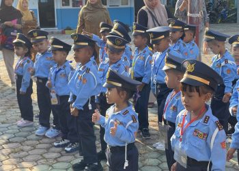 Penuh Keceriaan, PAUD/TK Bina Ananda SKB Lahat Gelar MPLS bagi Peserta Didik Baru