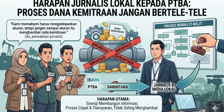 HARAPAN JURNALIS LOKAL KEPADA PTBA: PROSES DANA KEMITRAAN JANGAN BERTELE-TELE