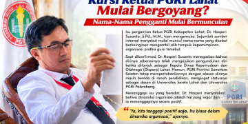 Kursi Ketua PGRI Lahat Mulai Bergoyang? Nama-Nama Pengganti Mulai Bermunculan