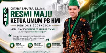 Oktaria Saputra Deklarasikan Langkah Kepemimpinan Menuju Kursi Ketua Umum PB HMI 2026–2028: Membawa Gagasan HMI Berkemajuan