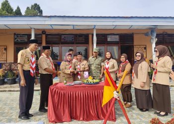Camat SDL Jadi Inspektur Upacara Hari Pramuka 2026, Tekankan Peran Pramuka Dukung Ketahanan Pangan