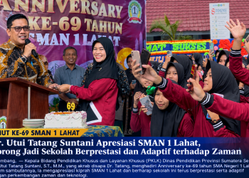 SMAN 1 Lahat Rayakan HUT ke-69, Dr. Tatang Tekankan Pentingnya Prestasi dan Adaptasi Teknologi