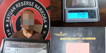 Diduga Edarkan Sabu di Muara Enim, Seorang IRT Diamankan Satresnarkoba Polres Muara Enim