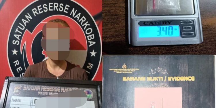 Diduga Edarkan Sabu di Muara Enim, Seorang IRT Diamankan Satresnarkoba Polres Muara Enim