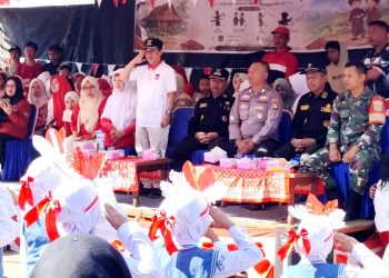 Semarak HUT RI Ke-81, Lomba Gerak Jalan di SDL Pukau Warga dengan Kekompakan Peserta
