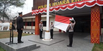 Polres Muara Enim Gelar Upacara Peringatan HUT ke-81 Kemerdekaan Republik Indonesia