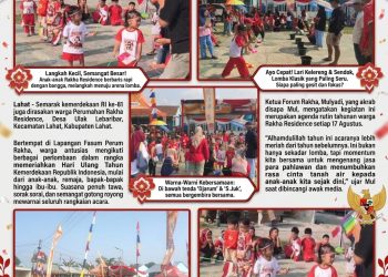 Warga Perum Rakha Residence Meriahkan HUT RI Ke-81, Tanamkan Semangat Nasionalisme Sejak Dini
