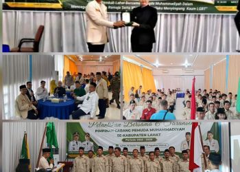 18 PCPM se-Kabupaten Lahat Dilantik, Pemuda Muhammadiyah Diminta Jadi Agen Perubahan