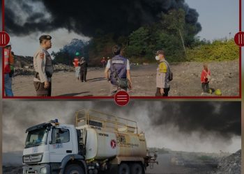 Api Membesar di Area Eks Workshop Banko Pit 2, Polsek Lawang Kidul Terus Dalami Penyebab Kebakaran