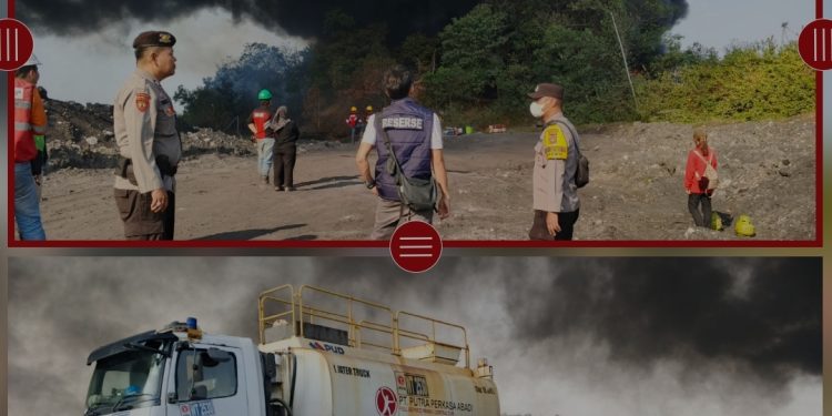 Api Membesar di Area Eks Workshop Banko Pit 2, Polsek Lawang Kidul Terus Dalami Penyebab Kebakaran