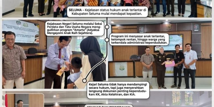 Potong Birokrasi! Kejari Seluma Serahkan Langsung Akta, KK, dan KIA untuk Anak Terlantar