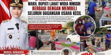Di Hari Kemerdekaan, Widia Ningsih Beli Habis Dagangan Es Sari Buah untuk Dibagikan kepada Warga
