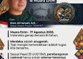 81 Tahun Merdeka, Wujudkan Serasan Sekundang di Muara Enim