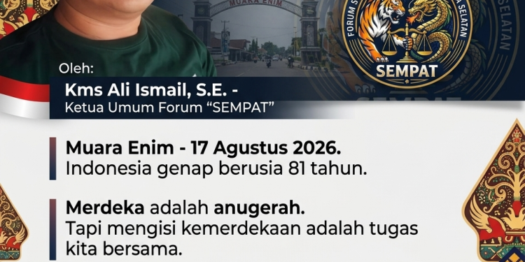 81 Tahun Merdeka, Wujudkan Serasan Sekundang di Muara Enim