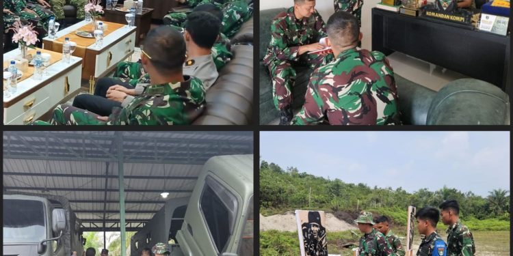 Pasis Dikreg Seskoad LXVIII melaksanakan KKL Binsat di Batalyon Infanteri 132 Bima Sakti