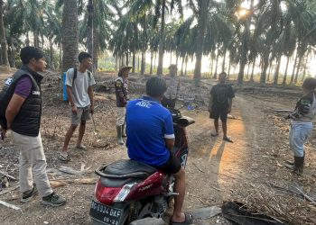 Deteksi Hotspot, Polsek Gunung Megang Gerak Cepat Cek Titik Api di Bangun Sari