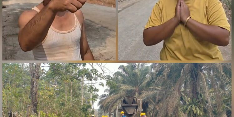 Warga Pseksu Kikim Sumringah, Jalan Idaman Akhirnya Terwujud, Terima Kasih Bupati Bursah