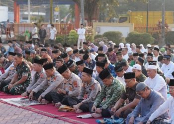 Pemkab Muara Enim Gelar Sholat Istisqa Mohon Turun Hujan di Tengah Kemarau