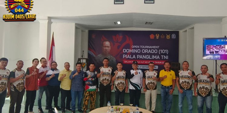 64 Tim Adu Strategi di Open Tournament Domino Piala Panglima TNI Battle Arena VI Lahat