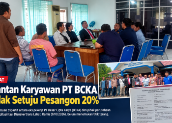 Eks Karyawan PT BCKA Tolak Tawaran Pesangon 20 Persen