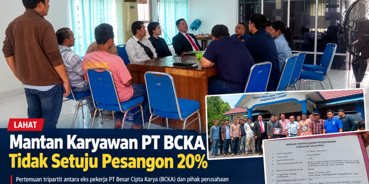 Eks Karyawan PT BCKA Tolak Tawaran Pesangon 20 Persen