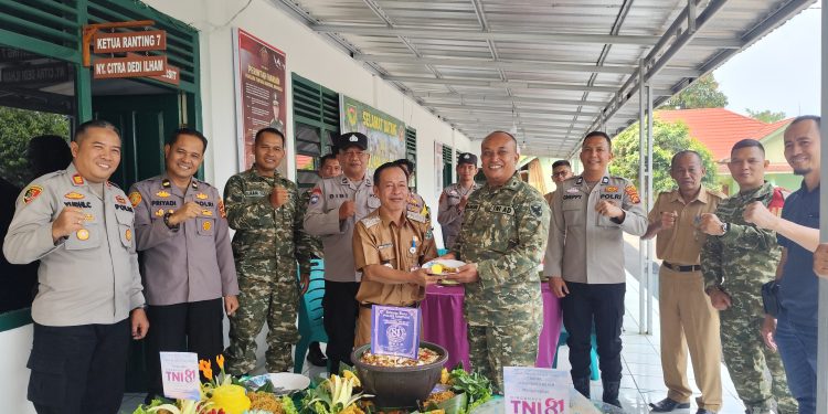 HUT TNI ke-81, Camat SDL Hasbullah Yusuf Perkuat Soliditas TNI-Polri di Semende
