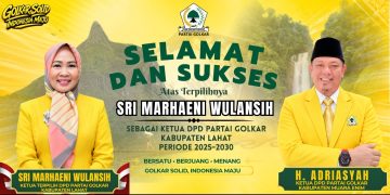 H. Adriansyah: Golkar Lahat di Tangan Tepat, Selamat Ibu Sri Marhaeni!